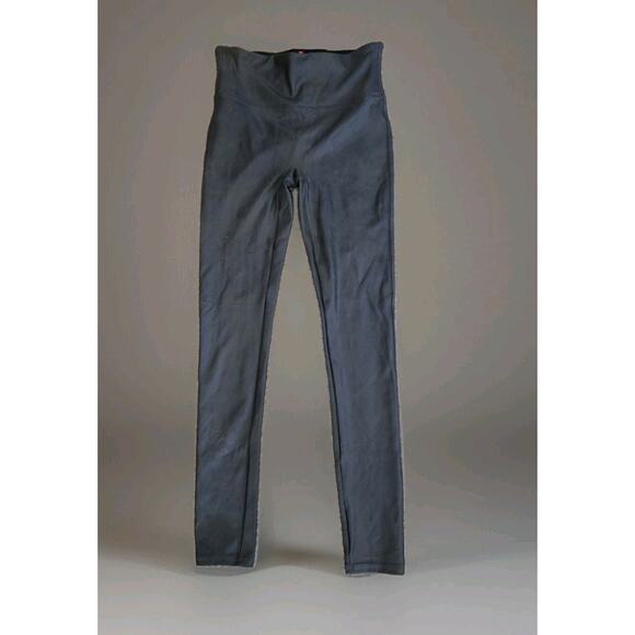 Spanx Leggings Pants Womens‎ Medium Black Stretch Pull On Skinny - Picture 1 of 3